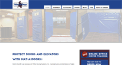 Desktop Screenshot of matadoors.net